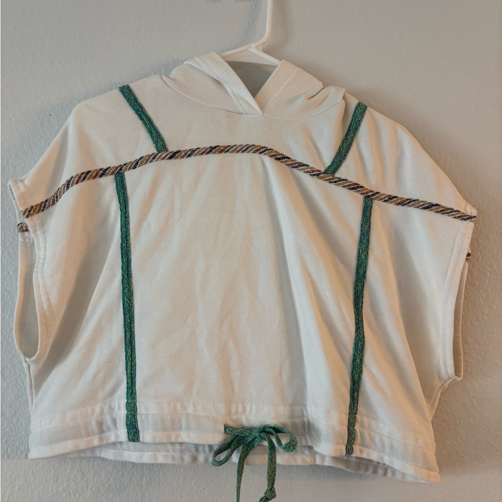 Urban Outfitters White Top with Multicolor Stripes